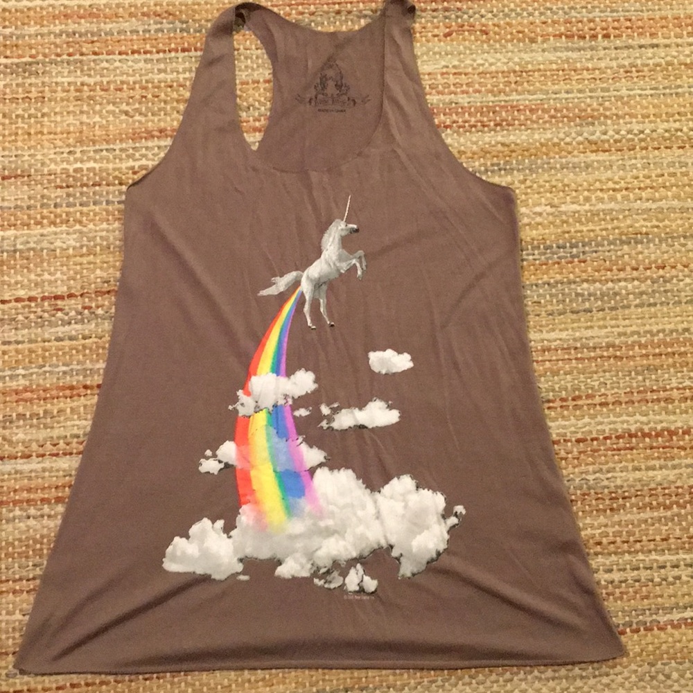Unicorn racerback tanktop